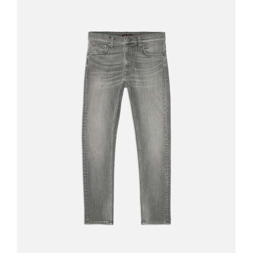 Nudie Hlače s 5 žepi Lean Dean Grey Wave Siva Cene