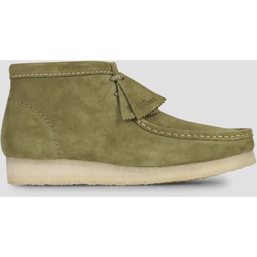 Clarks Originals Čevlji Derby Wallabee Boot Zelena Cene