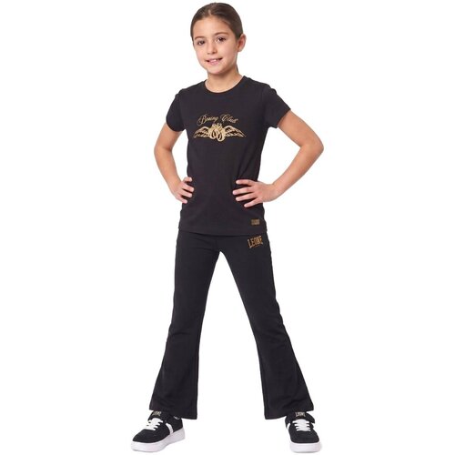 Leone 1947 Majice &amp;amp; Polo majice Girl Short Sleeves Gold 1947 Črna Slike