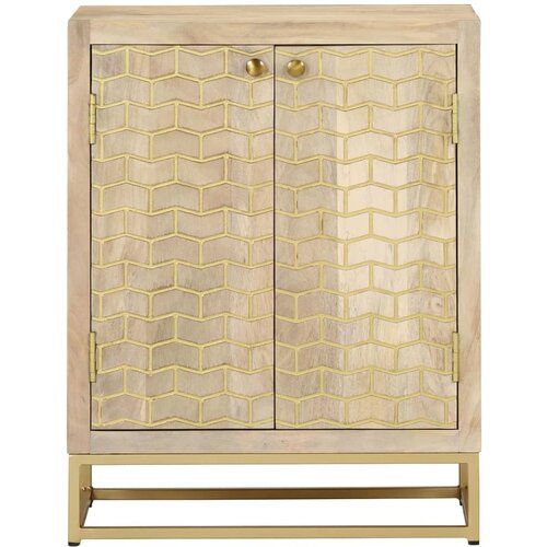 Maison Chic Komoda - Predalnik z 2 vrati 55x30x70 cm trden mangov les, (21721296) Cene