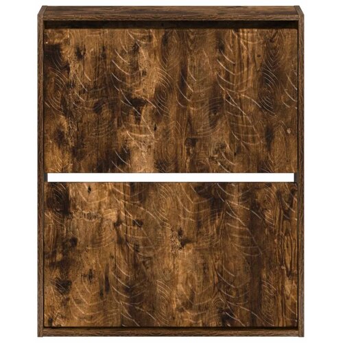  Ormar za cipele na zidu DELFT 71 x 17 x 86 cm Konstruirano drvo - Dimljeni hrast Slike