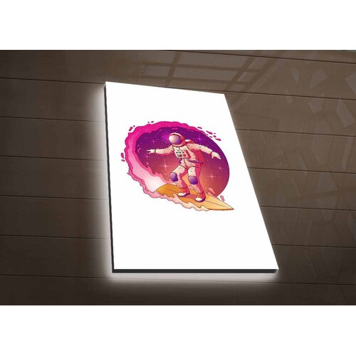 Wallity Zidna slika sa LED rasvjetom NASA-043, 45x70 cm Cijene