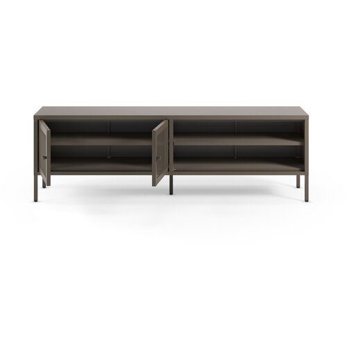Marckeric Siva metalna TV komoda 160x50x35 cm Fayna &amp;ndash; Slike