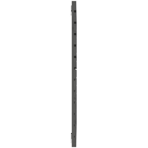  Zidno uzglavlje sivo 126x3x91,5 cm od masivne borovine Slike