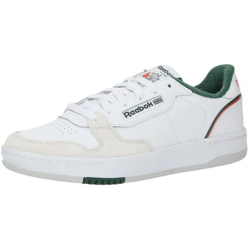 Reebok Niske tenisice 'PHASE COURT' kraljevski zelena / ciglasto crvena / bijela / vuneno bijela