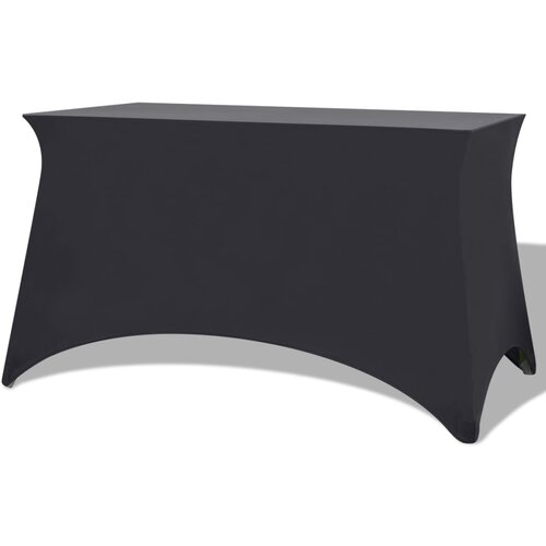  Rastezljiva Navlaka za Stol 2 kom 243x76x74 cm Antracit Slike