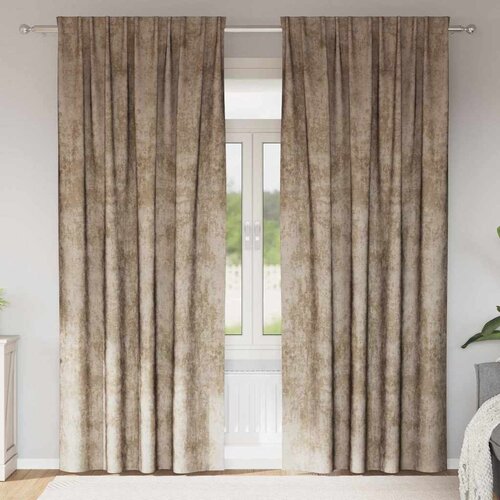  Bar&scaron;unaste zavjese 2 pcs &Scaron;ampanjca 260 x 140 cm Bar&scaron;un Cijene