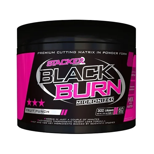  Stacker2 Black Burn Micronized (300g) Orange