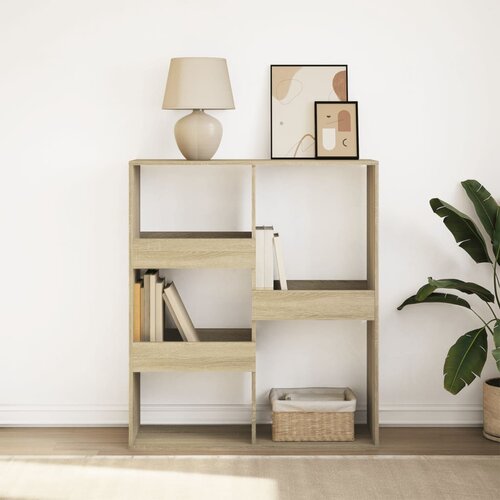 vidaXL Knjižna omara/pregrada sonoma hrast 100x33x115 cm Cene