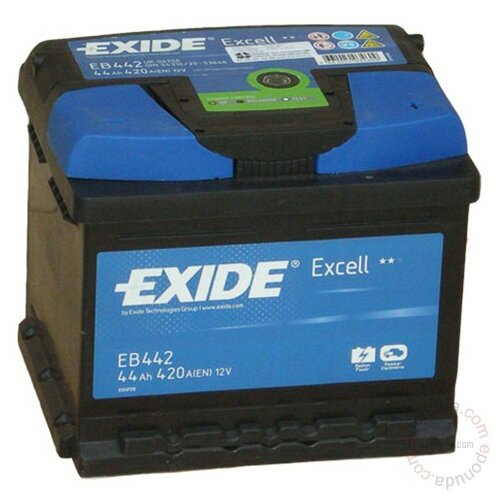 Exide Excell EB442 12V 44Ah akumulator Slike