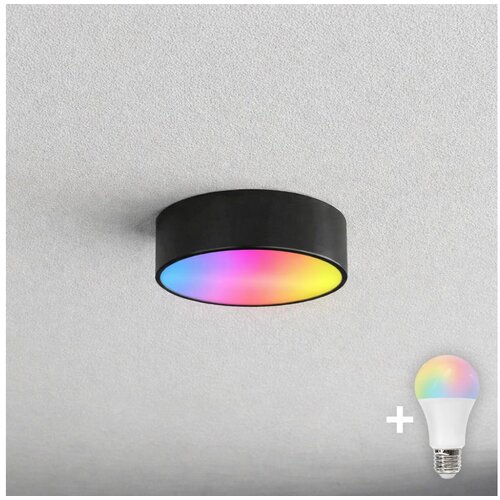  Brilagi - LED RGBW prigu&scaron;iva stropna svetiljka za kupatilo CLARE 1xE27/9W/230V IP54 Wi-Fi crna Cene