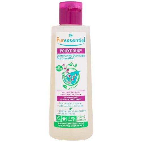 Puressentiel Head Lice Organic Daily Shampoo proizvod protiv u&amp;scaron;i 200 ml unisex Slike