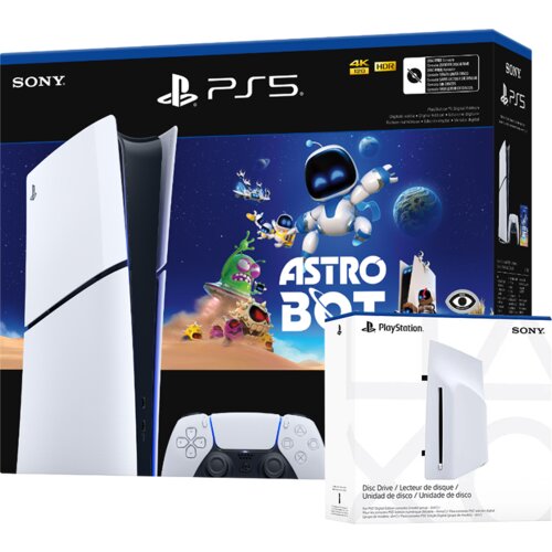 Sony PlayStation 5 Slim Digital Edition D chassis + Playstation Disc drive+ Astro Bot VCH 1000044336V2 Cijene