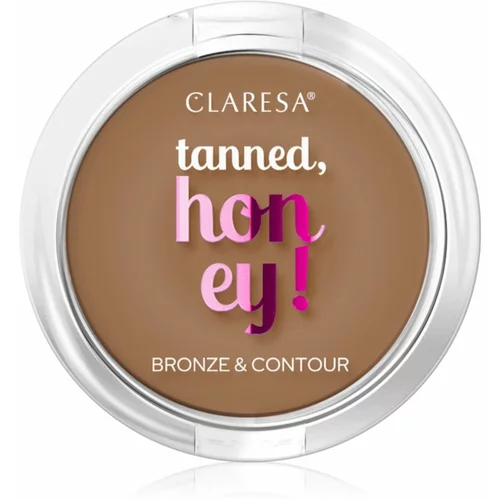 Claresa Tanned, Honey! bronzer in puder za konture odtenek 12 Versatile 10 g