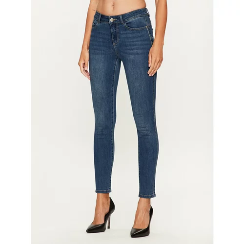 Morgan Jeans hlače 232-PORTO Mornarsko modra Slim Fit
