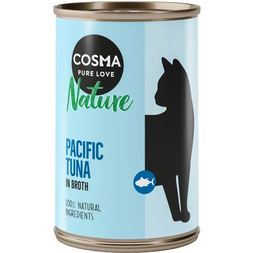 Cosma Ekonomično pakiranje Nature 12 x 140 g - Pacifička tuna