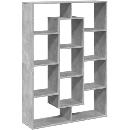 Maison Chic Knjižna omara - Knjižni regal betonsko siva 102x29x143 cm inženirski les, (21726256) Cene