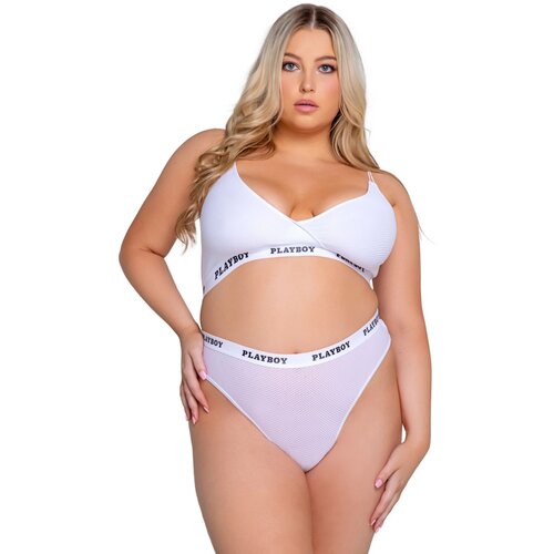 Playboy Lingerie Playboy Lifestyle - 2-Piece Lingerie Set Curvy - White Cijene