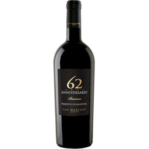San Marzano Primitivo Di Manduria Riserva Anniversario 62 crveno vino 0,75 l Slike