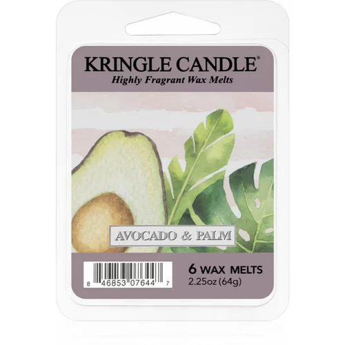 Kringle Candle Avocado & Palm vosek za aroma lučko 64 g