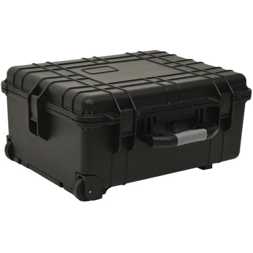 vidaXL Kovčeg s kotačima crni 58 x 45 x 27 cm od PP-a Cijene