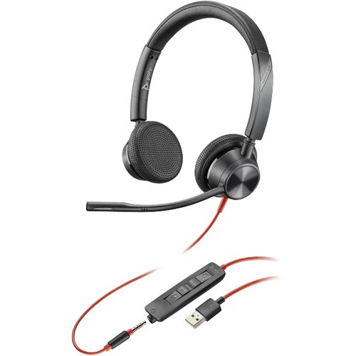 Poly hp blackwire 3325 usb-a headset, black 76J20AA Slike