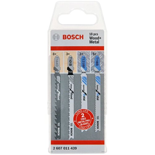 Bosch list vbodne žage 18-DELNI komplet za les in kovino Cene