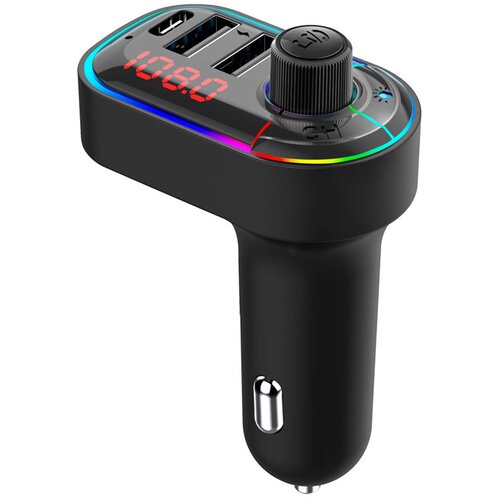  C12 FM Transmiter za kola, Bluetooth, 10-24V, Crni Slike