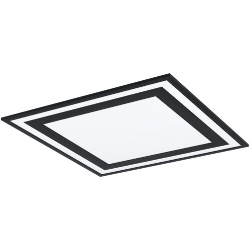 Eglo LED plafonjera SAVATARILA 32,5 W 59,5x59,5 cm crna 4000 K 99039 Slike