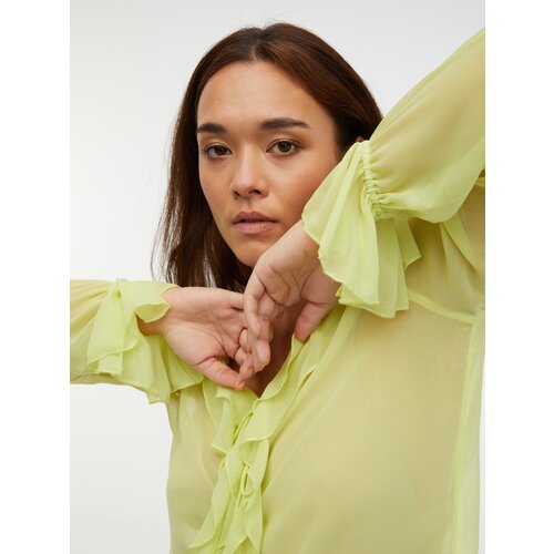 Orsay Light Green Women's Ruffle Blouse - Women Cijene