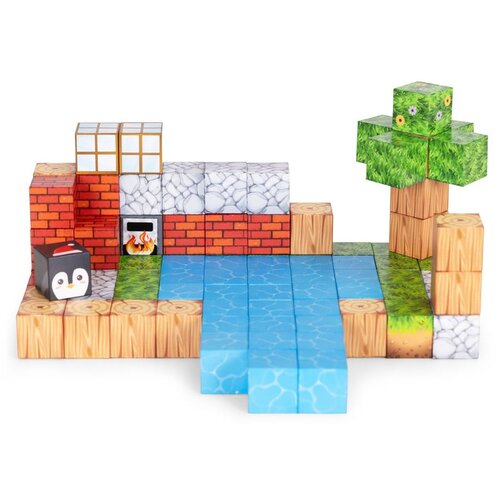  Set magnetskih građevnih kocki za djecu &amp;ndash; 87 komada (kocke) Slike