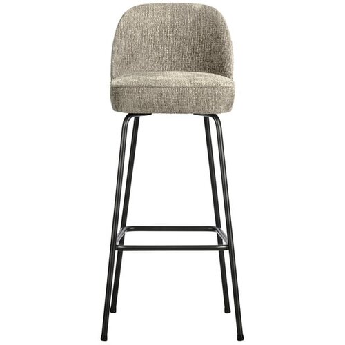 WOOOD Kremno bel žameten barski stol (vi&scaron;ina sedeža 79 cm) Vogue &ndash; Cene