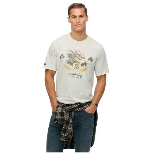 Superdry bela mu&amp;scaron;ka majica Slike
