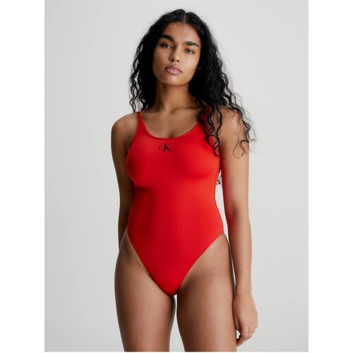 Calvin Klein Red Women's One-Piece Swimsuit Underwear - Women's Slike