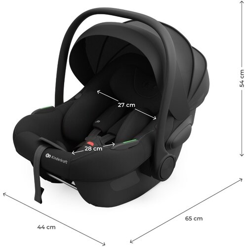 Kinderkraft AUTO SEDI&amp;Scaron;TE I-LITE 40-86CM GRAPHITE BLACK Slike