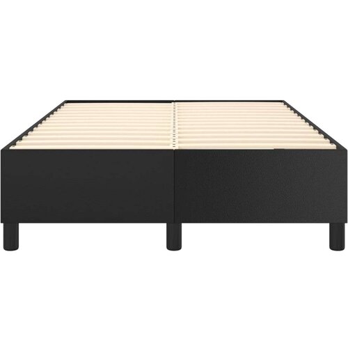 vidaXL Box spring posteljni okvir črn 120x200 cm umetno usnje Cene