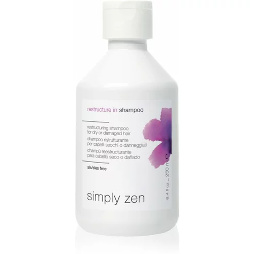Simply Zen Restructure In Shampoo šampon za suhe in poškodovane lase 250 ml