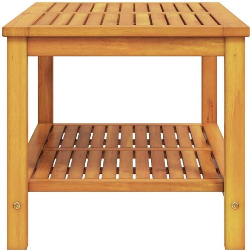  Bocni stol Prirodna nafta 90 x 50 x 45 cm Čvrsto drvo akacije Slike
