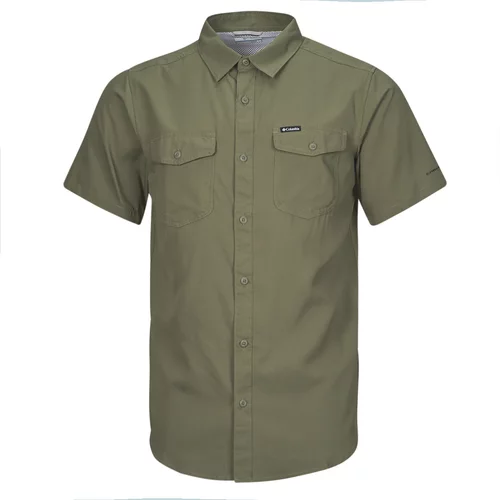 Columbia Srajce s kratkimi rokavi Utilizer II Solid Short Sleeve Shirt Zelena