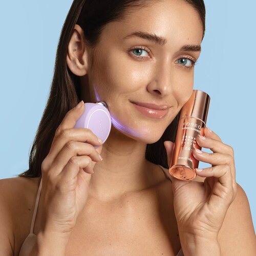 Foreo BEAR&amp;trade; 2 go mikrotokovna naprava za čvrstej&amp;scaron;i obraz za obraz Lavender 1 kos Slike