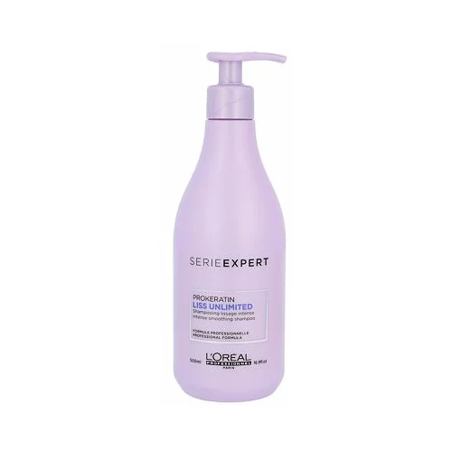 L´Oréal Paris Série Expert Liss Unlimited šampon za glajenje neukrotljivih las 500 ml za ženske