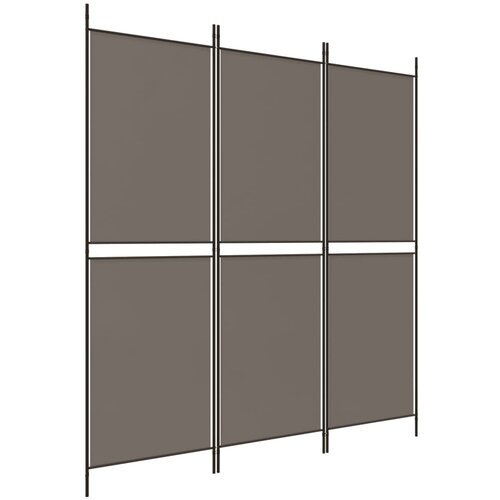  pregrada s 3 panela antracit 150x180 cm od tkanine Slike