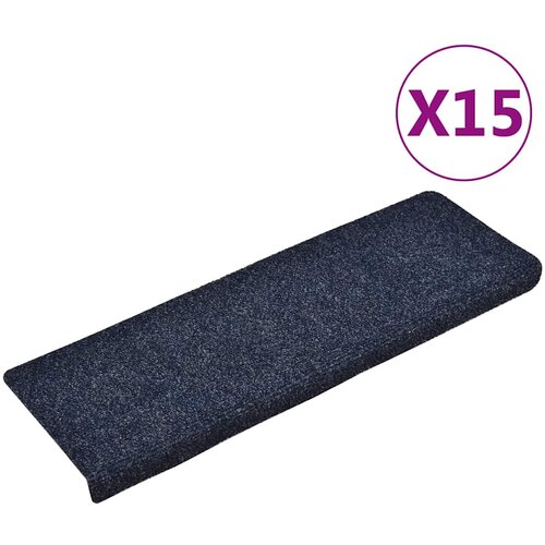 Maison Chic Preproga, Ruge za stopnice 15 kosov 65x21x4 cm modre, (22120632) Cene