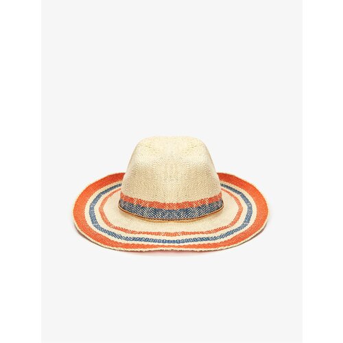 Koton Straw Hat Trilby Multicolored Rope Detailed Cene