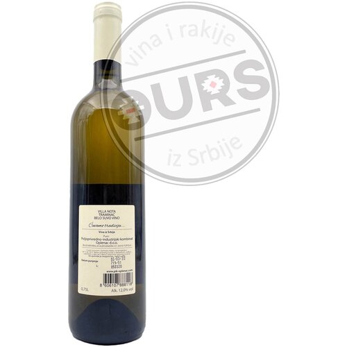 Pik Villa Nota Traminac 0,75L Slike