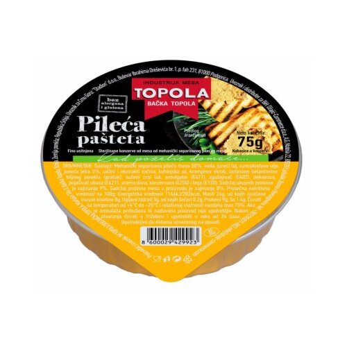 Topola PA&Scaron;TETA PILEĆA 75G Cene