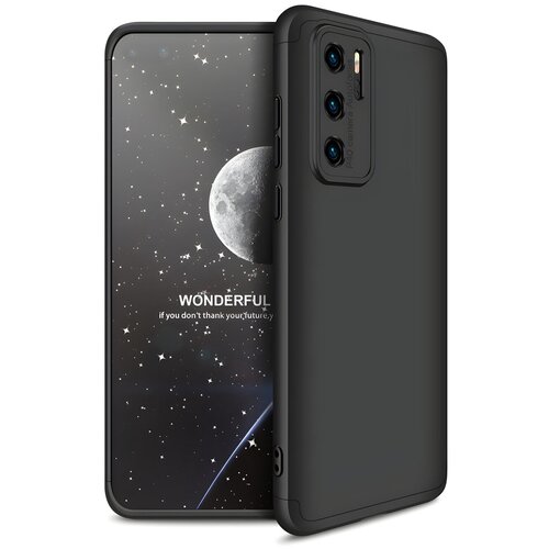  Zaštitna futrola GKK 360 - Prednji i stražnji poklopac cijelog mobitela za Huawei P40 - Crna KP9557 Cene