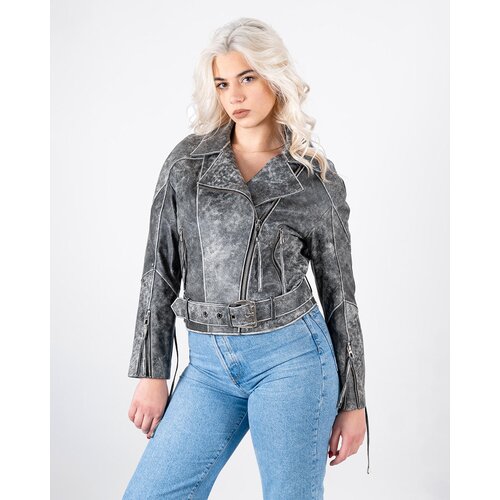 La Force Fashion Braca Premium ženska kožna jakna BC-23-1 - Siva Cene