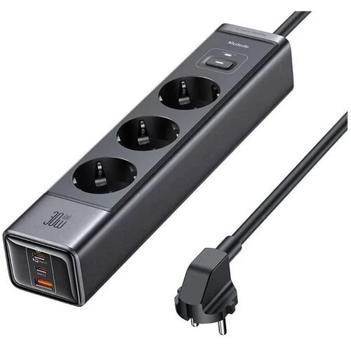 McDodo CH-0620 PRODUŽNI Kabl 6U1, 30W, 4+ TIP-C X 2+ USB-A Slike