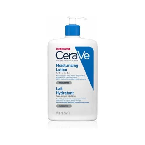 CeraVe moisturizers vlažilno mleko za obraz in telo za suho do zelo suho kožo 1000 ml